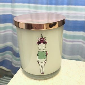 Champagne Brunch Unicorn Candle